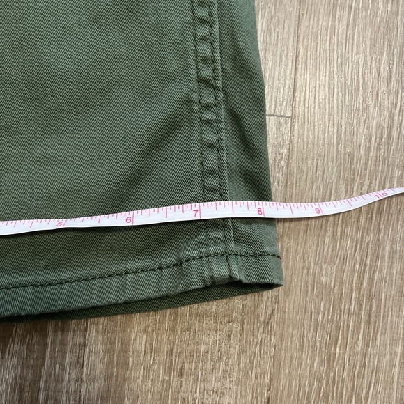 Levis High Waist Straight Leg Utility Pants Olive Green W26 L27 Surplus Chino - Picture 16 of 16